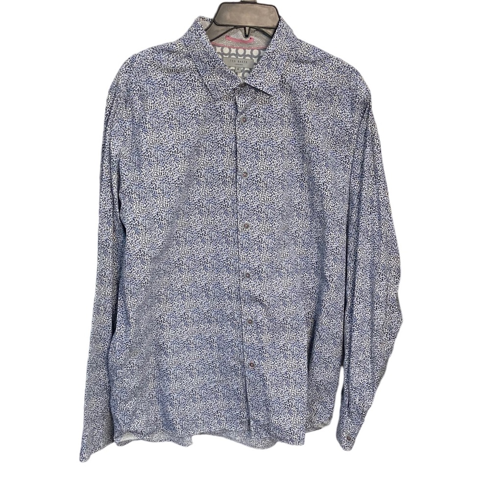 Ted Baker Mens Long Sleeve Button Down Shirt Size 6 (US XL)